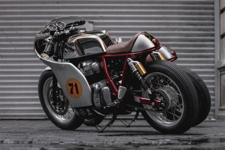 Café racers Royal Enfield Continental GT par Hardheads Motostudio