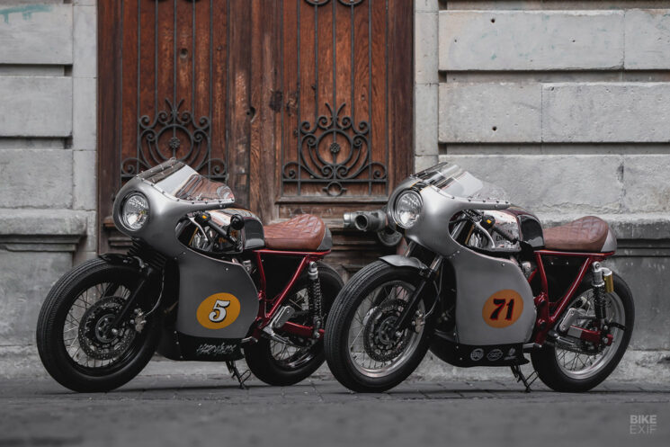 Café racers Royal Enfield Continental GT par Hardheads Motostudio