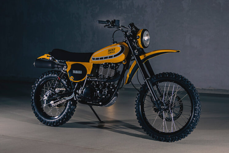 Yamaha XT500 restomodé par Motogadgets