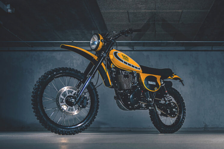 Yamaha XT500 restomodé par Motogadgets