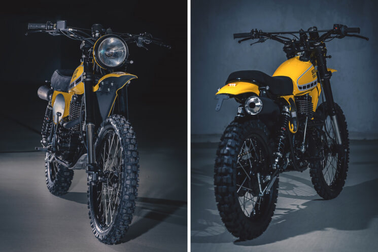 Yamaha XT500 restomodé par Motogadgets