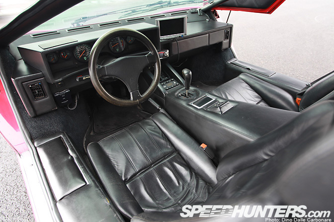 Lamborghini Intérieur de la Lamborghini Countach