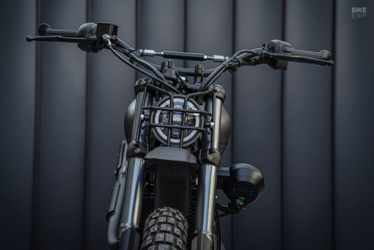 Triumph Scrambler 400 X personnalisée par K-Speed