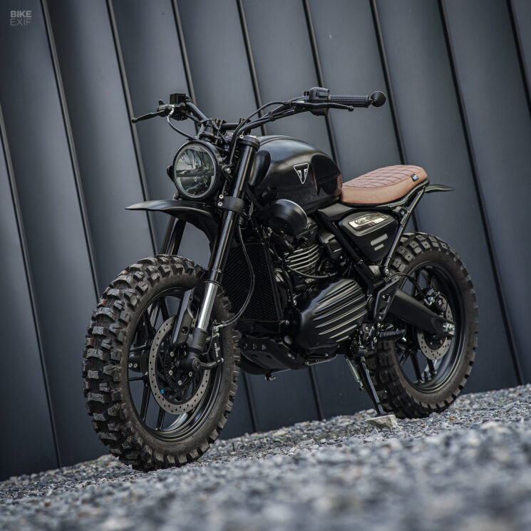 Triumph Speed ​​400 personnalisée par K-Speed