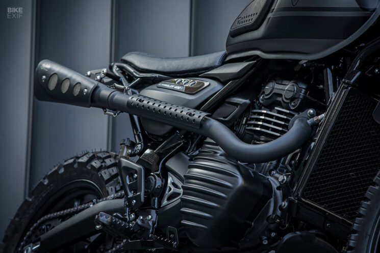 Triumph Scrambler 400 X personnalisée par K-Speed