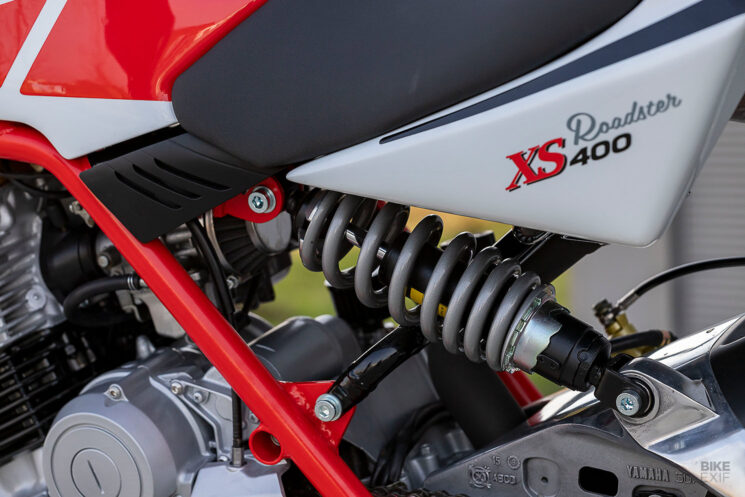 Yamaha XS400 personnalisée par Roman Juriš