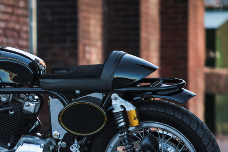Norley café racer avec un moteur Harley Ironhead Sportster