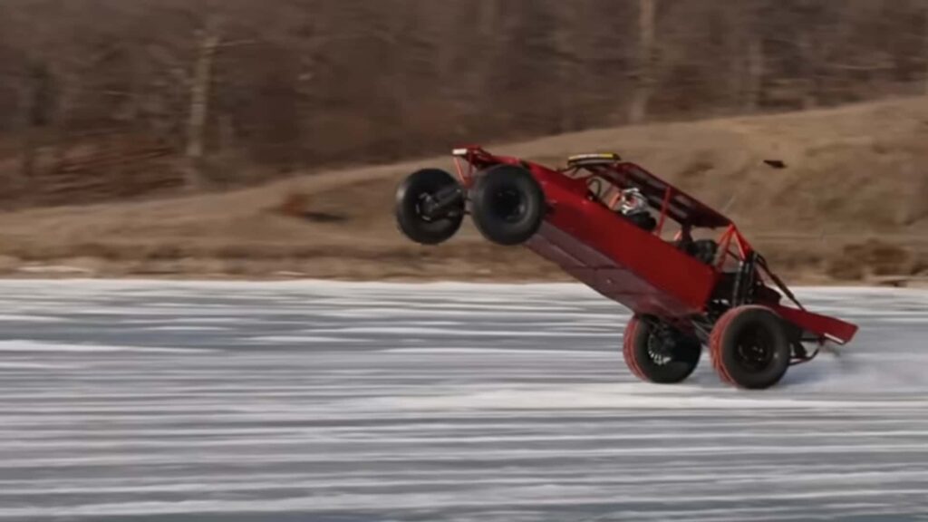 C'est ainsi que vous faites rouler un sandrail sur la glace