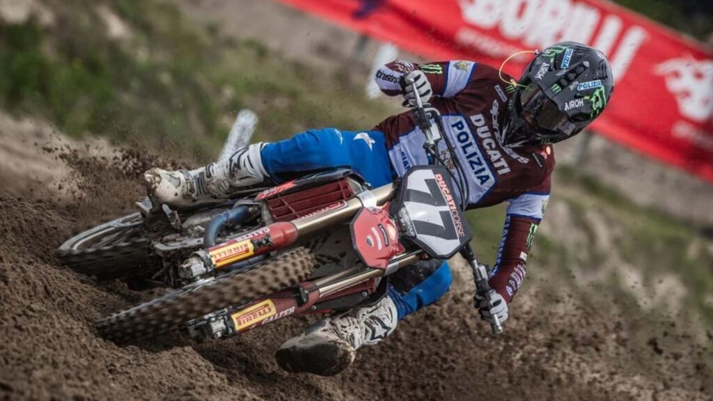 Ducati remporte sa première victoire en motocross dans le championnat italien