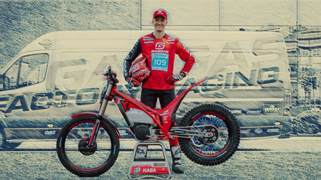 Vélo d'essai électrique GasGas Fielding TXE en championnat