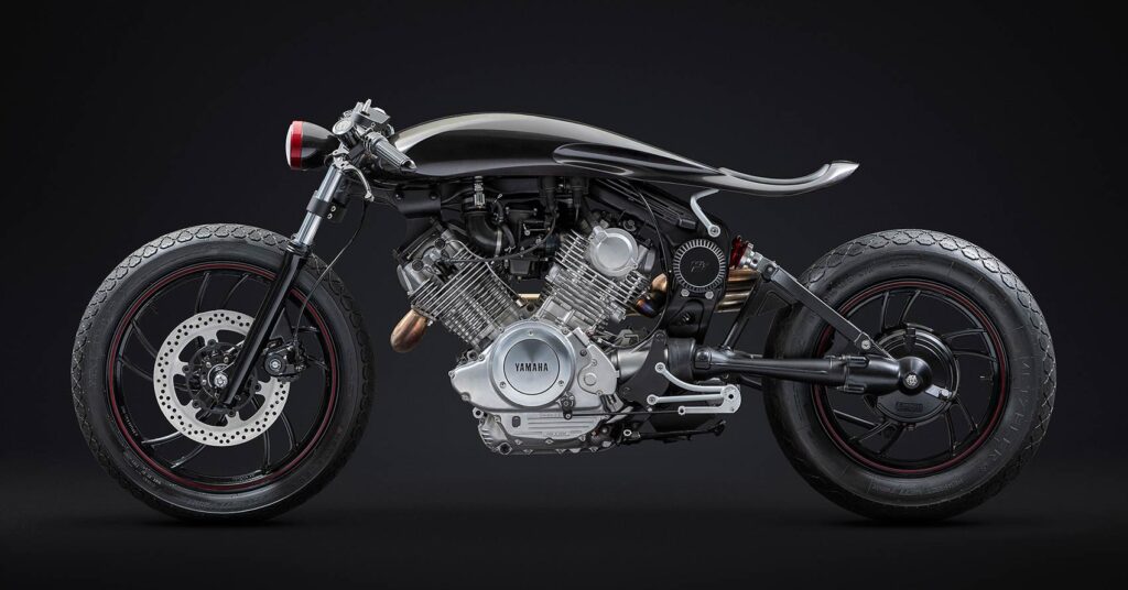 Fujara : Un café racer Yamaha Virago vaporeux de Slovaquie