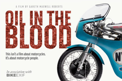 Cadeau du film de moto Oil In The Blood