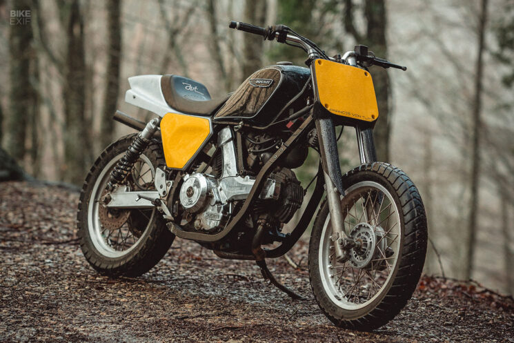 Traqueur plat Ducati Indiana par Francis Von Tuto