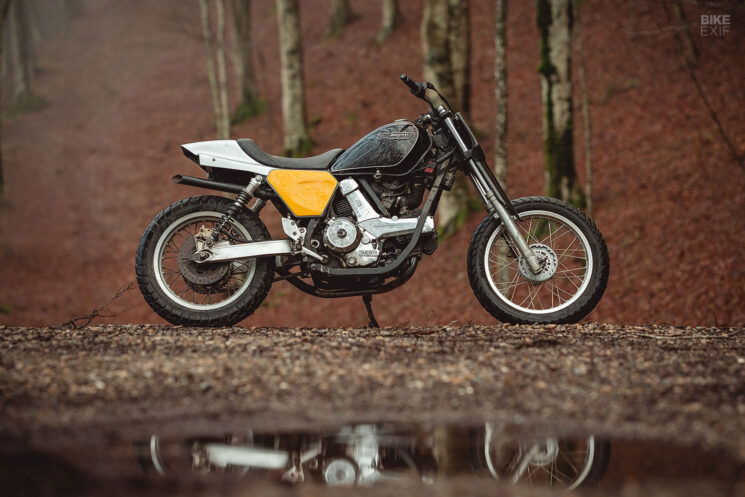 Traqueur plat Ducati Indiana par Francis Von Tuto
