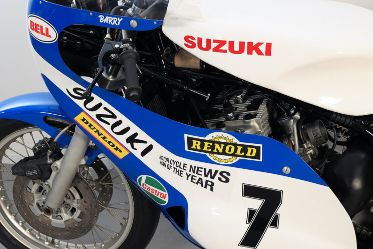Ex-Barry Sheene Suzuki TR750 chez Bonhams