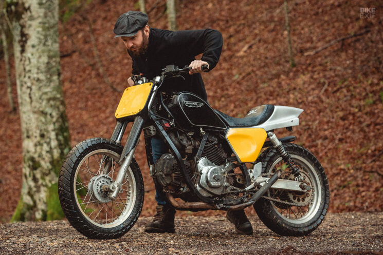 Traqueur plat Ducati Indiana par Francis Von Tuto