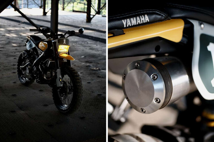 Scrambler Yamaha XSR155 par Garage Esquinita