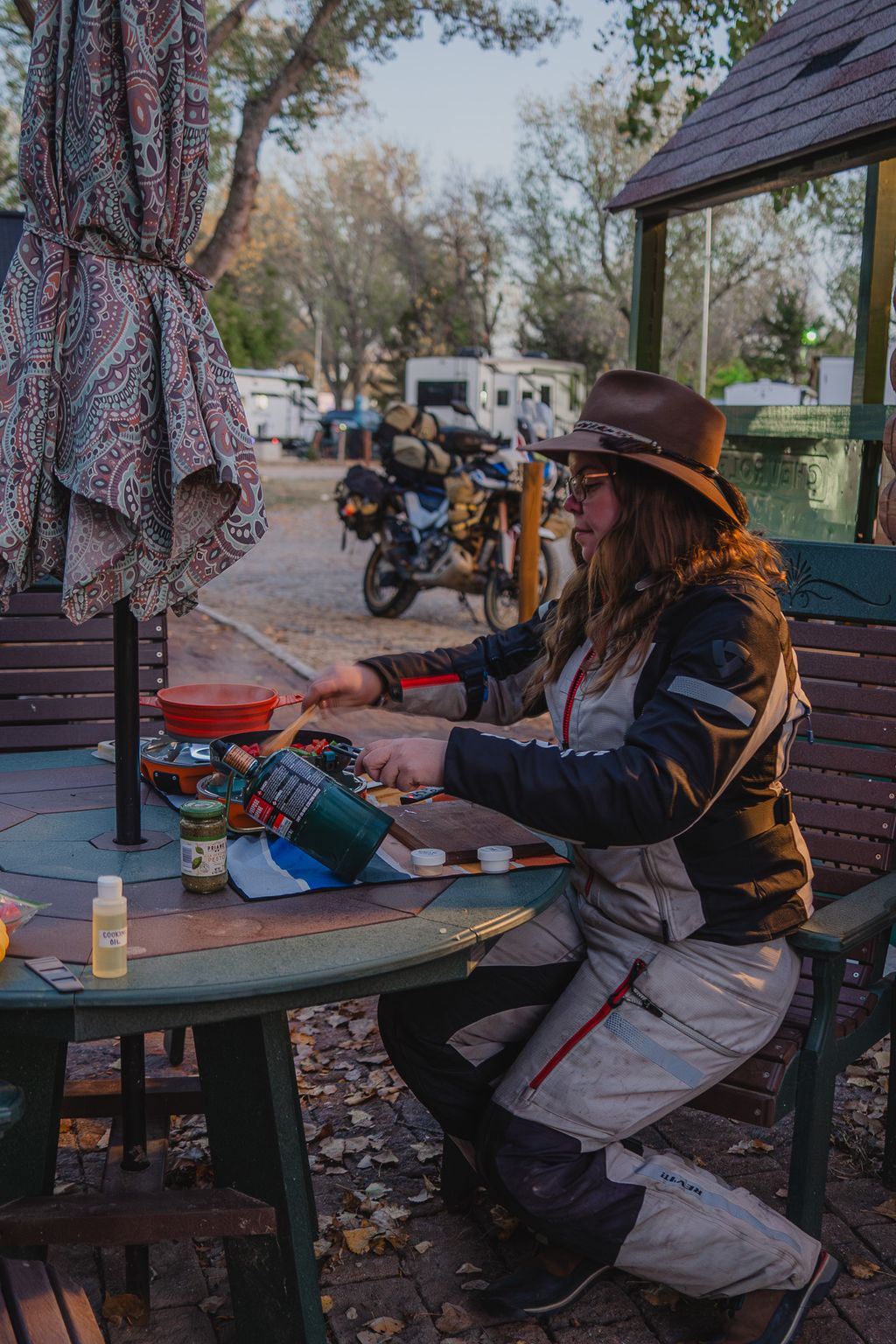 Le livre de recettes du camp de moto par Amanda Zito