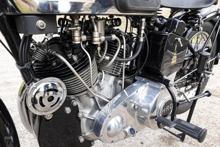 Moteur de moto Rapide Vincent série A de 1938