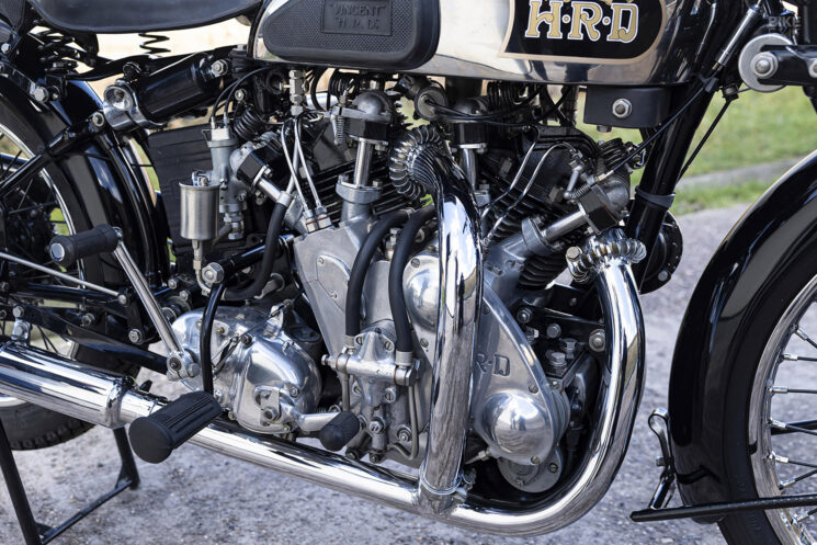 Moteur de moto Rapide Vincent série A de 1938