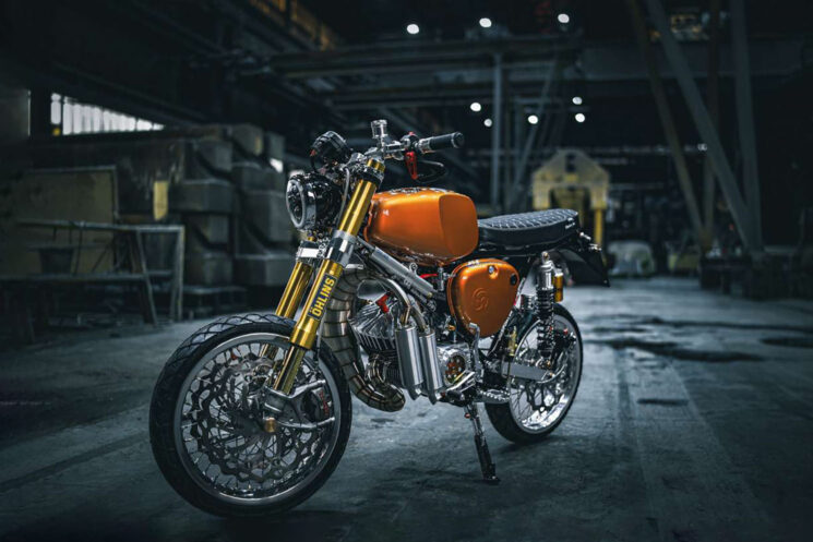 Simson S51 deux temps personnalisé par Tony Möckel