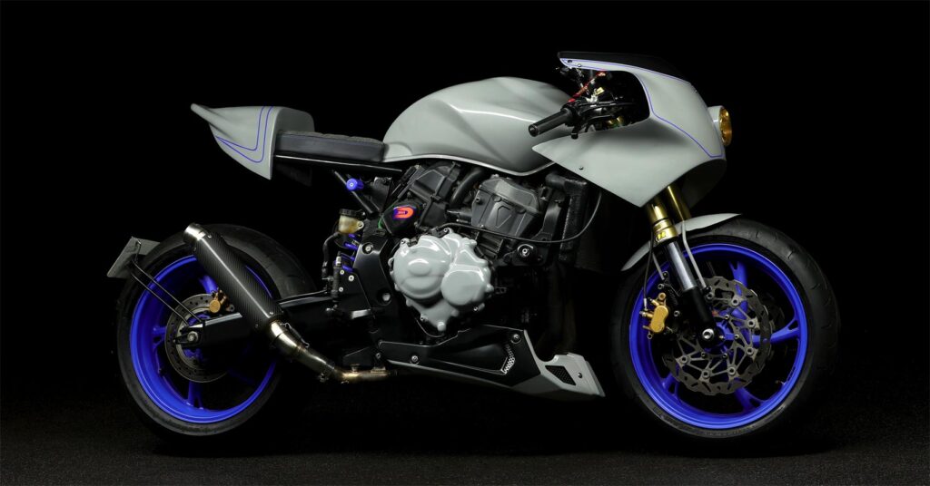 Fury quatre cylindres : un café racer Honda Hornet venu de France