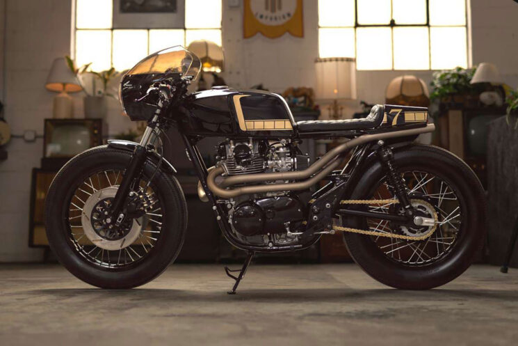 Yamaha XS650 café racer par Ill-Fated Kustoms