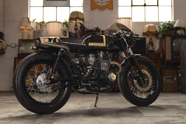 Yamaha XS650 café racer par Ill-Fated Kustoms