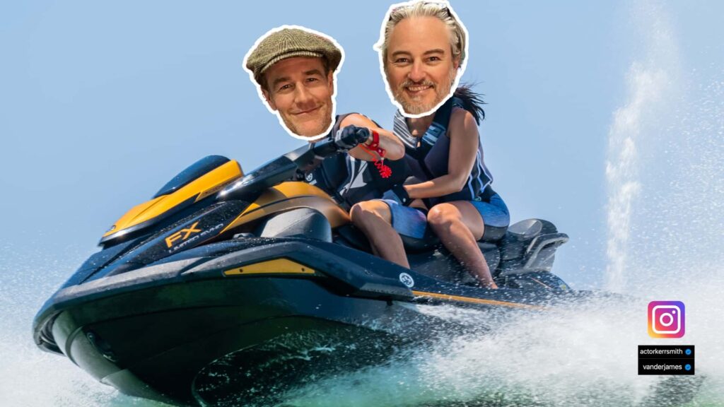 Les stars de Dawson's Creek, James Van Der Beek et Kerr Smith, ont failli mourir sur des jetskis