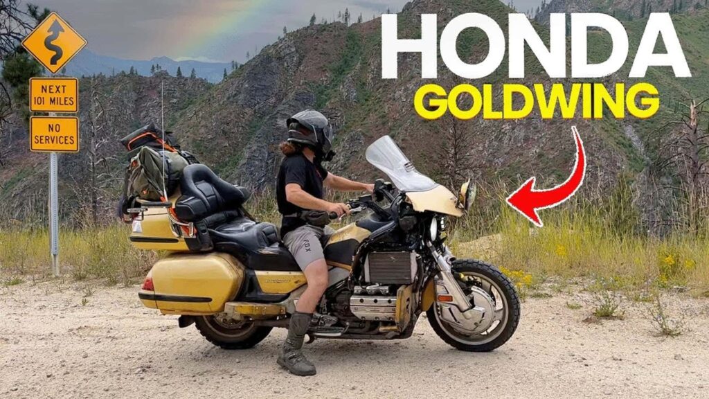 Regardez une Honda Gold Wing affronter les sentiers hors route dangereux du BDR du Montana