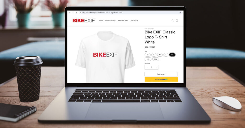 Équipez-vous avec le nouveau magasin de produits dérivés Bike EXIF