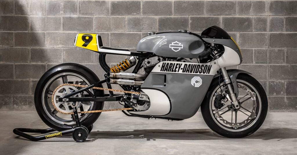 Mad Science : une Harley Sportster Grand Prix de course réalisée par un chimiste nucléaire