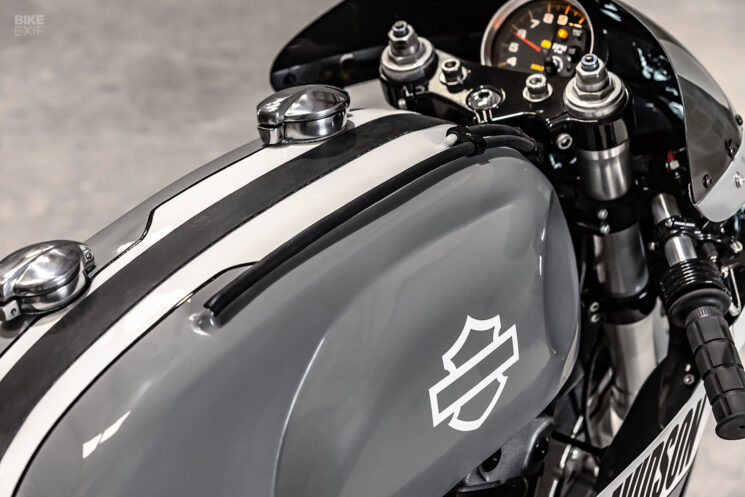 Coureur Harley Sportster Grand Prix par Corban Gallagher