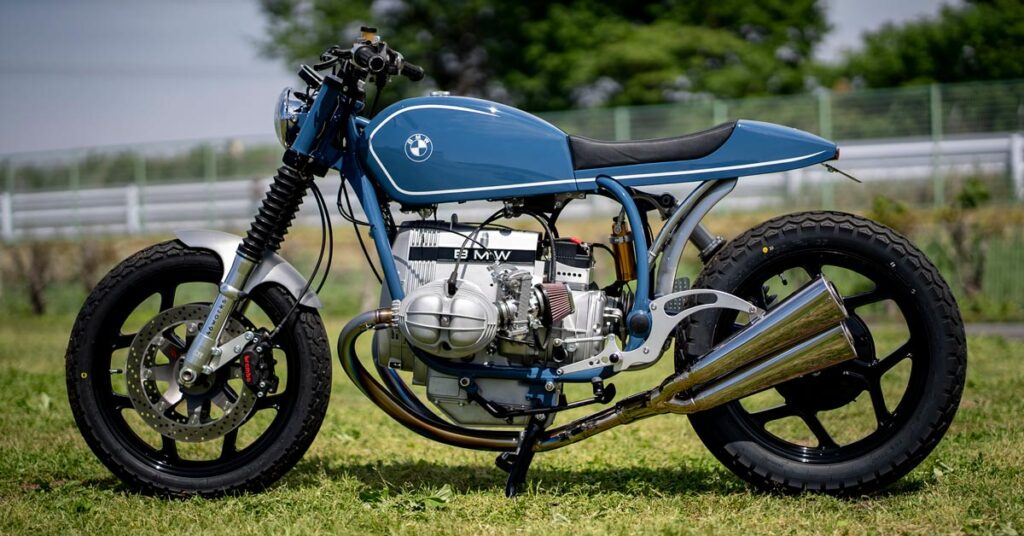 Route et piste : une BMW R80 souple restomodée par 46Works