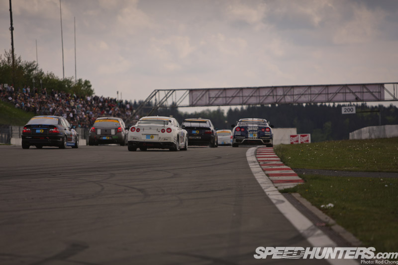 The 2012 running of the NuÌrburgring 24 Hours, the 40th anniversary of the event