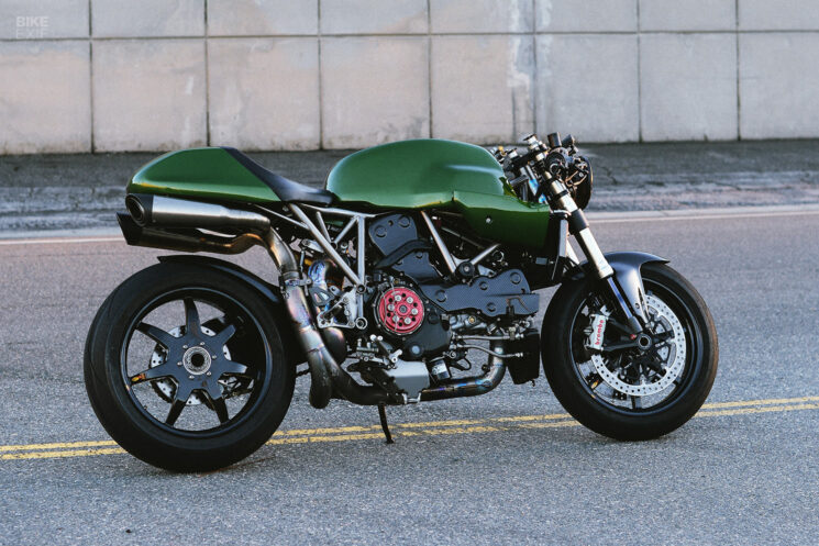 Ducati 1198 SportClassic café racer hybride par Worthing Classics et Stradafab