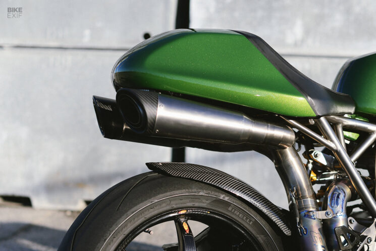 Ducati 1198 SportClassic café racer hybride par Worthing Classics et Stradafab