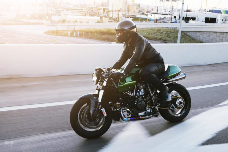 Ducati 1198 SportClassic café racer hybride par Worthing Classics et Stradafab