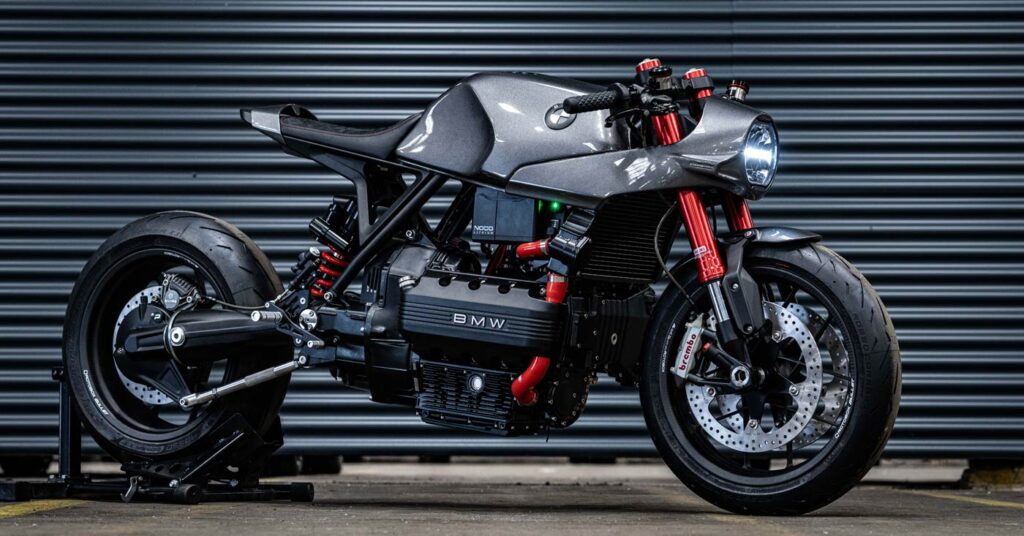 Nostalgie du futur : un café racer BMW K1100RS par Powerbrick
