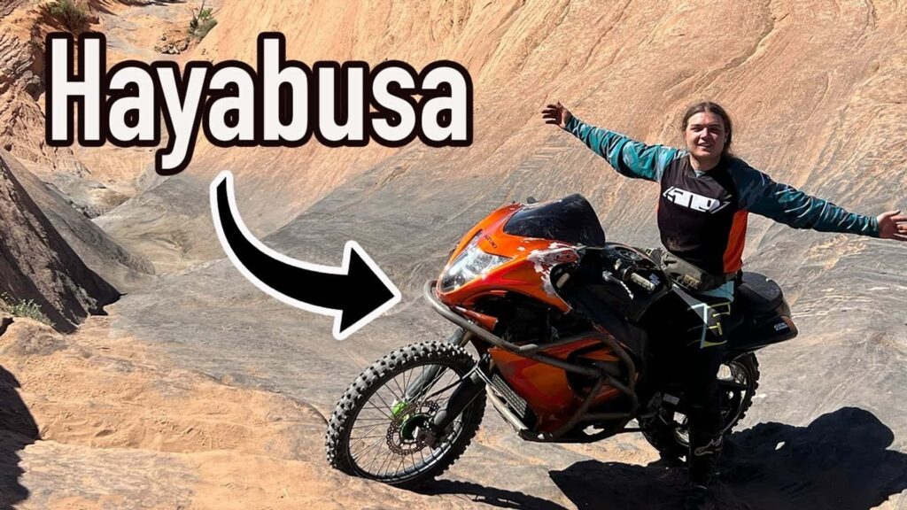 La Suzuki Hayabusa tout-terrain conquiert enfin la porte de l'enfer de Moab