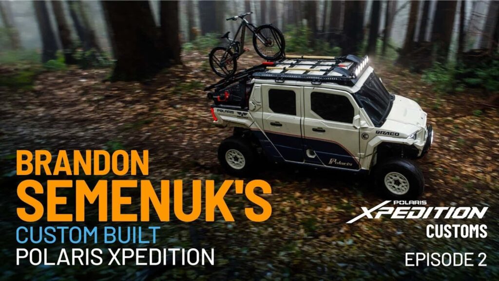 Le Polaris XPEDITION de ce vététiste professionnel est un tout-terrain élégant