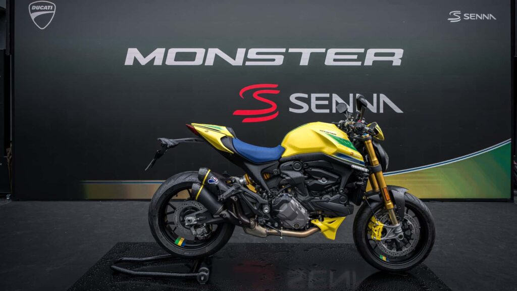 Le monstre inspiré d'Ayrton Senna de Ducati est une œuvre d'art