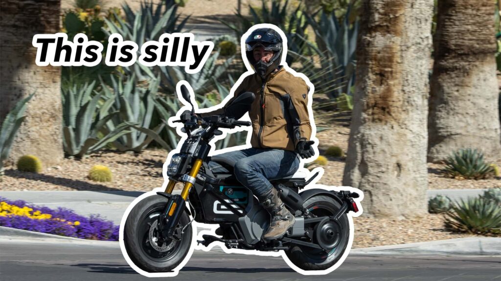 Le nouveau scooter de BMW est une machine à glissière électrique