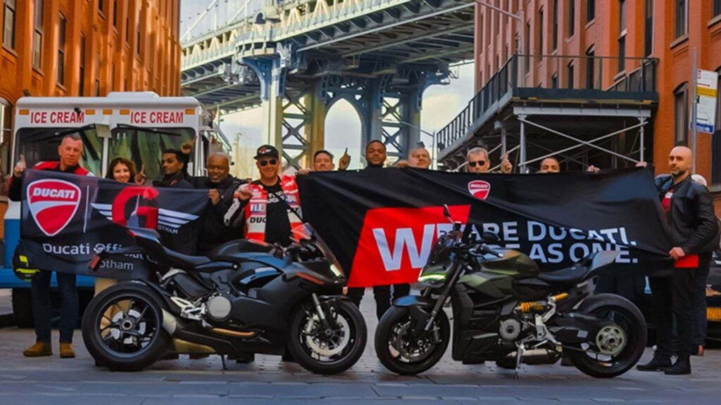 Plus de 18 000 pilotes ont participé à la tournée Ducati « We Ride As One »