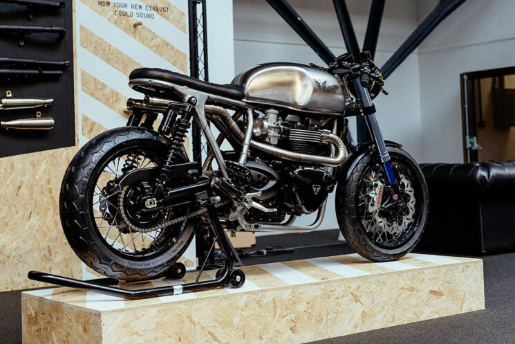 Triumph Thruxton café racer par Hitchcox Motorcycles