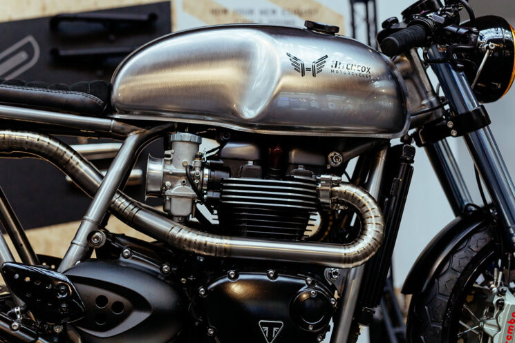 Triumph Thruxton café racer par Hitchcox Motorcycles