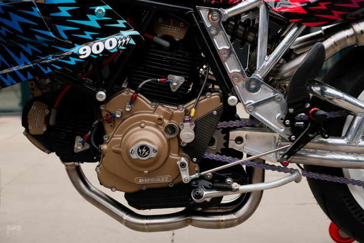 Ducati 900 SS personnalisée par Sticky's Speed Shop