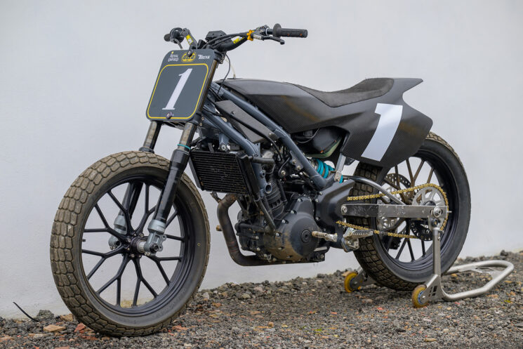 Prototype de piste plate Royal Enfield Himalayan 411