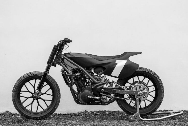 Prototype de piste plate Royal Enfield Himalayan 411