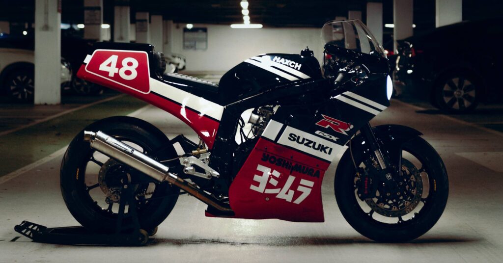 Rétro radical : la sublime Suzuki GSXR-R1100 de HAXCH